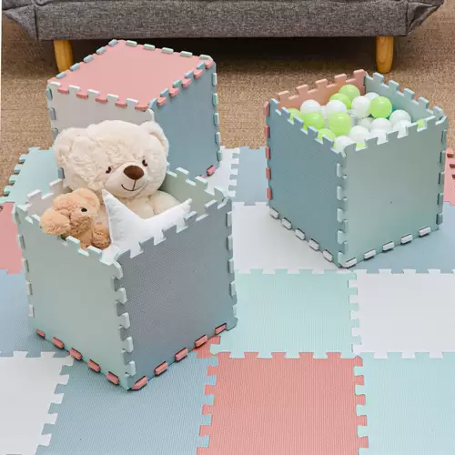 18 Teile Spielmatte Baby Puzzlematte - 30x30 Krabbelmatte Bodenmatte Kinderzimmer 18 Teile Spielmatte Baby Puzzlematte - 30x30 Krabbelmatte Bodenmatte Kinderzimmer