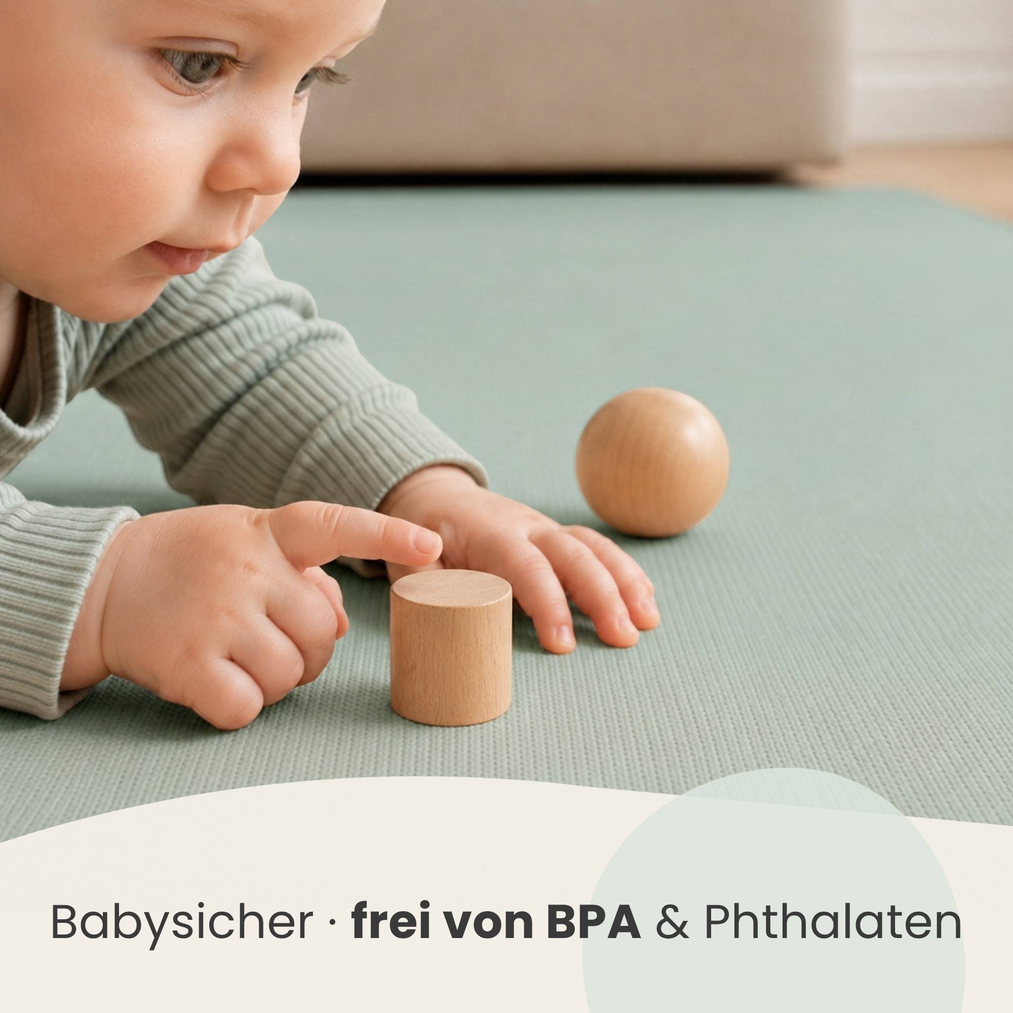 9 Teile Spielmatte Baby Puzzlematte - 30x30 Krabbelmatte Bodenmatte Kinderzimmer