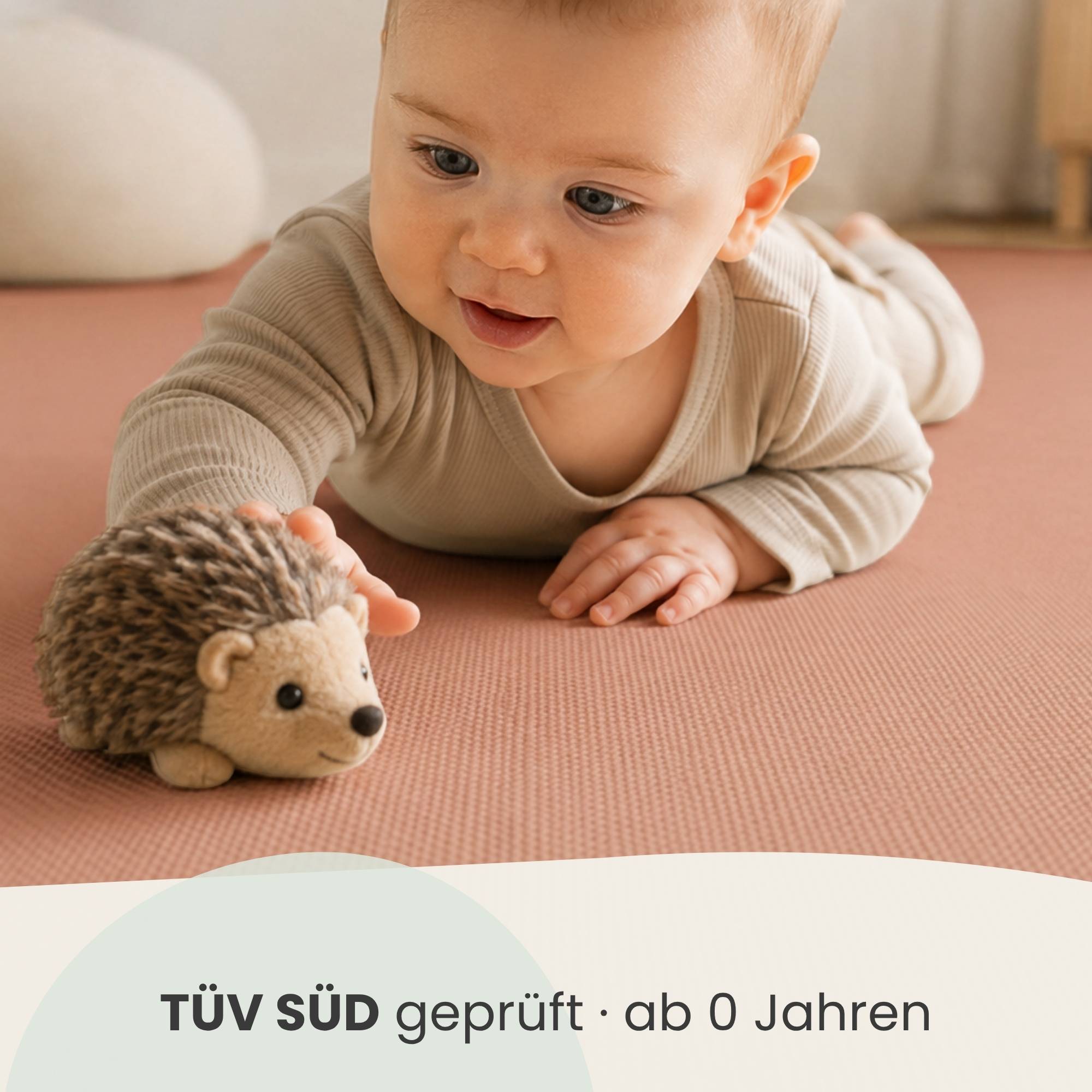 9 Teile Spielmatte Baby Puzzlematte - 30x30 Krabbelmatte Bodenmatte Kinderzimmer