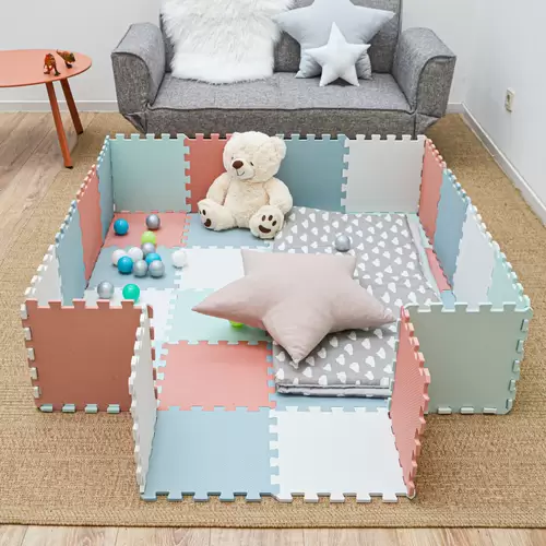 18 Teile Spielmatte Baby Puzzlematte - 30x30 Krabbelmatte Bodenmatte Kinderzimmer 18 Teile Spielmatte Baby Puzzlematte - 30x30 Krabbelmatte Bodenmatte Kinderzimmer