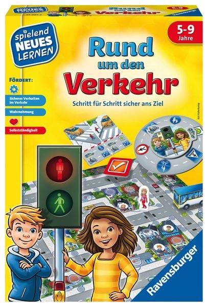Ravensburger 24997 - Rund um den Verkehr, Neues Lernen, Lernspiel
