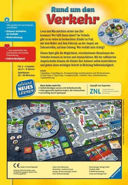 Ravensburger 24997 - Rund um den Verkehr, Neues Lernen, Lernspiel