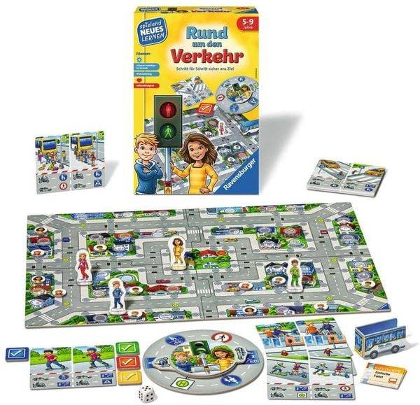 Ravensburger 24997 - Rund um den Verkehr, Neues Lernen, Lernspiel