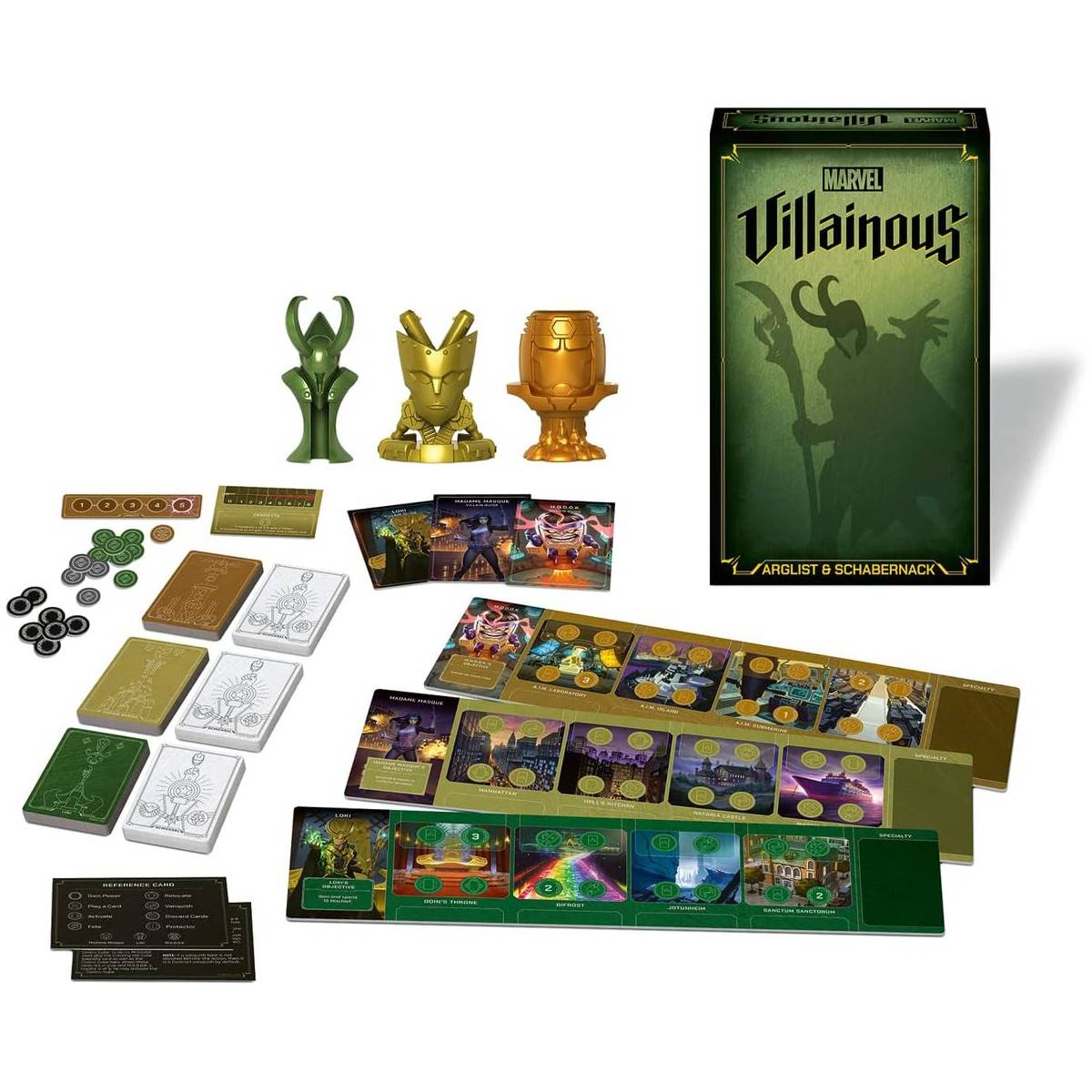 Ravensburger 27296 - Gesellschaftsspiel Erweiterung - Marvel Villainous: Arglist & Schabernack deutsche Ausgabe