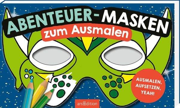 Masken: Abenteuer-Masken zum Ausmalen