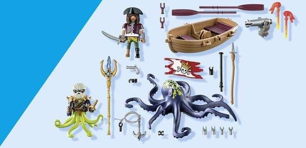 PLAYMOBIL® Pirates 71419 Kampf gegen den Riesenoktopus