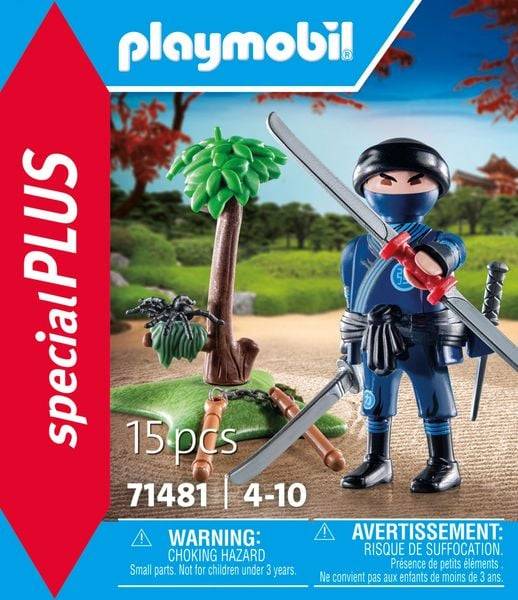 PLAYMOBIL 71481 Ninja mit Ausrüstung