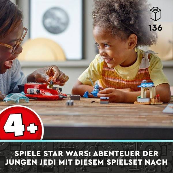 LEGO Star Wars: Young Jedi Adventures 75384 Der Crimson Firehawk Set