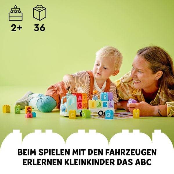 LEGO DUPLO Town 10421 ABC-Lastwagen, Lernspielzeug mit LKW-Spielzeug