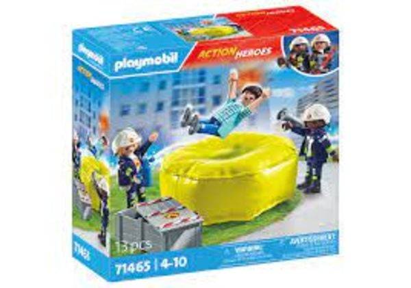 PLAYMOBIL 71465 - Action Heroes - Feuerwehrleute mit Luftkissen