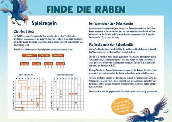 Der XXL-Spiel- und Spaßblock mit 50 Vorlagen - Rabentastisch!