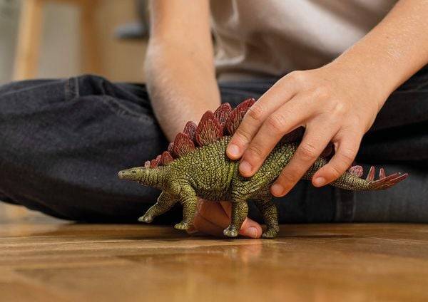 Schleich 15040 - Dinosaurs, Stegosaurus, Tierfigur, Länge: 20 cm