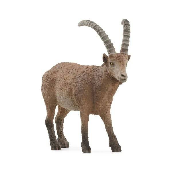Schleich 14873 - Wild Life, Steinbock, Tierfigur, Länge: 9,2 cm