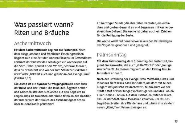 Unser Fastenkalender für die Kita