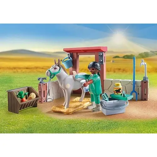 Tierarzteinsatz bei den Eseln - Playmobil - 71471 Tierarzteinsatz bei den Eseln - Playmobil - 71471