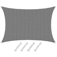 UV Sonnensegel Wasserdurchlässig 1x2 - Viereckig - Sonnenschutz Garten Terrasse UV Sonnensegel Wasserdurchlässig 1x2 - Viereckig - Sonnenschutz Garten Terrasse