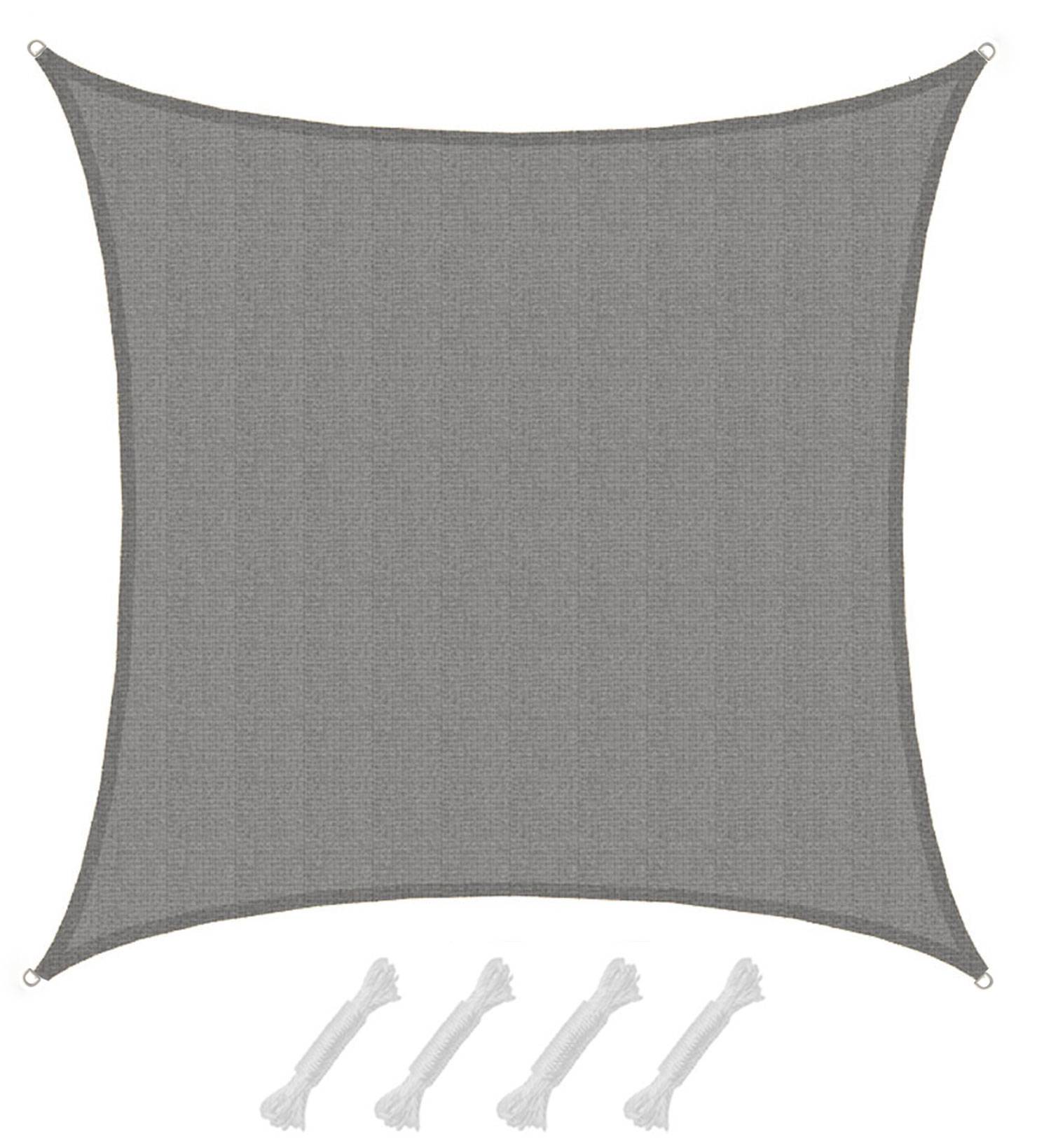 UV Sonnensegel Wasserdurchlässig 7x7 - Viereckig - Sonnenschutz Garten Terrasse