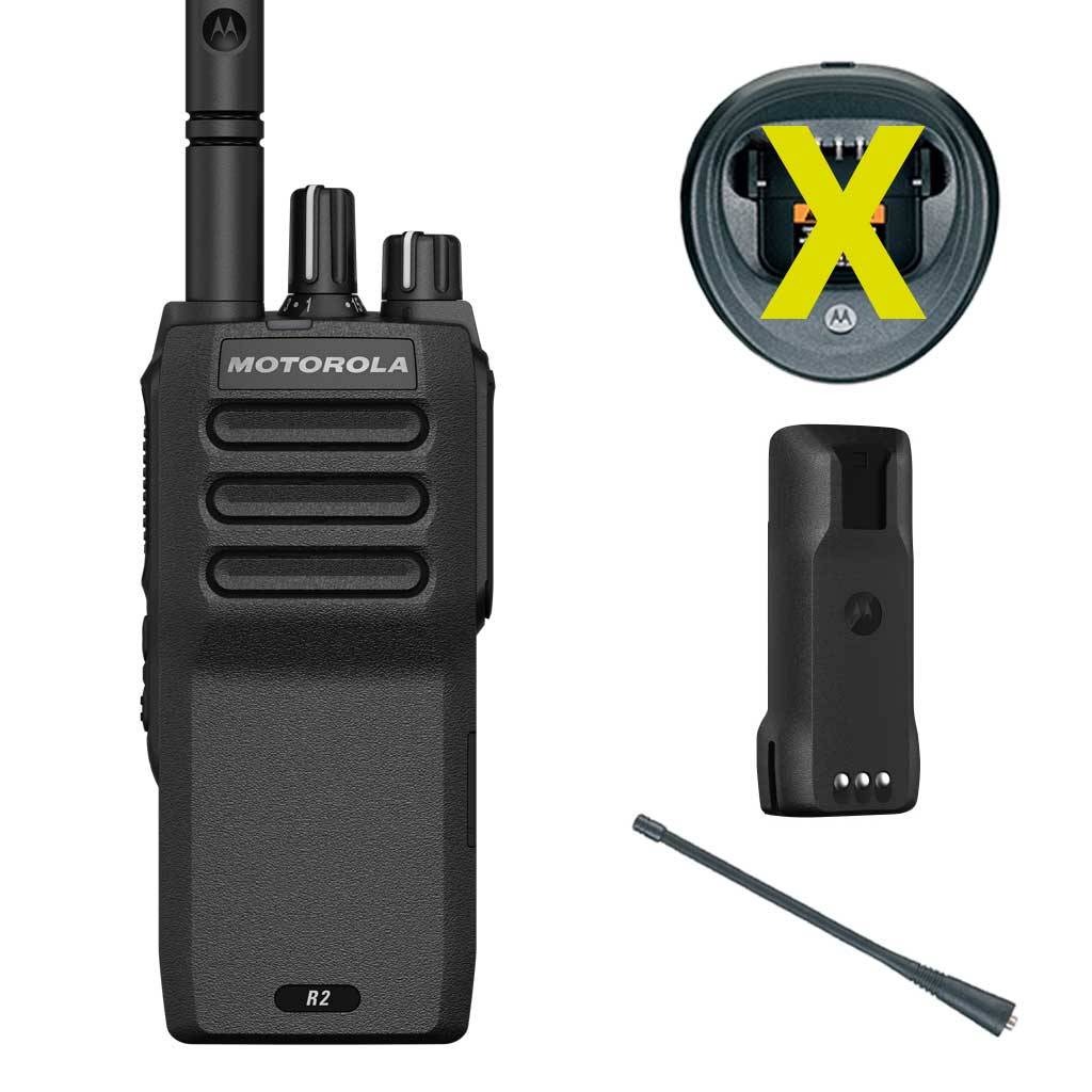 Motorola R2 Handfunkgerät UHF digital - Antenne Akku MDH11YDC9JA2AN