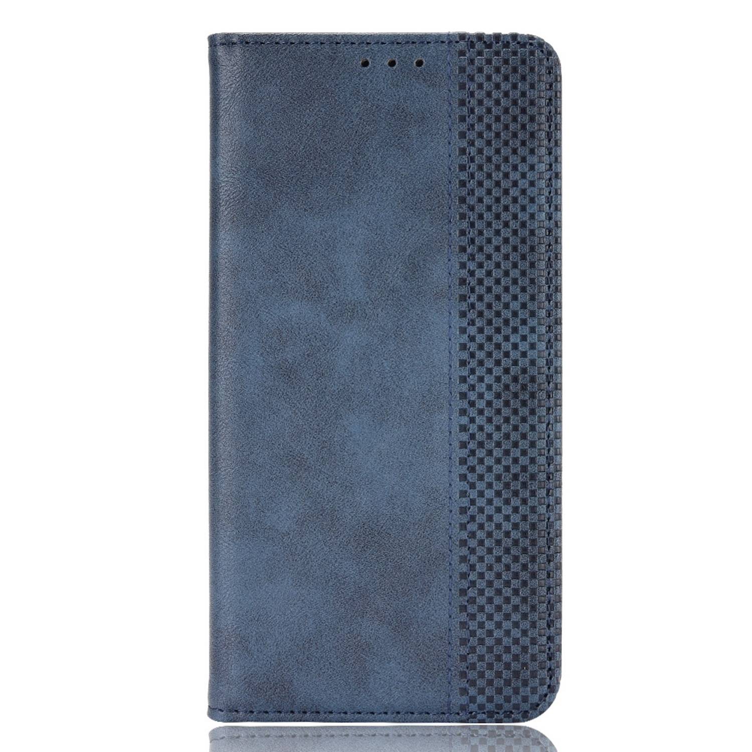 Für Nothing Phone 2 Kunst Leder Book Wallet Schutz Tasche Retro Textur