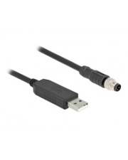 Delock M8 Serielles Anschlusskabel mit FTDI Chipsatz USB 2.0 Typ-A Stecker zu RS-232