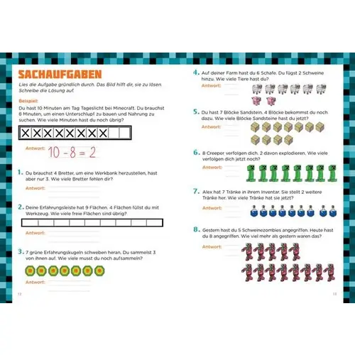 Mathe für Minecrafter - Plus und Minus Mathe für Minecrafter - Plus und Minus