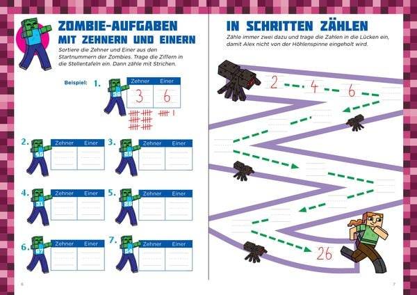 Mathe für Minecrafter - Plus und Minus