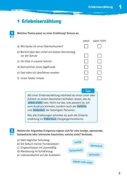 10-Minuten-Training Texte schreiben. Deutsch 5./6. Klasse
