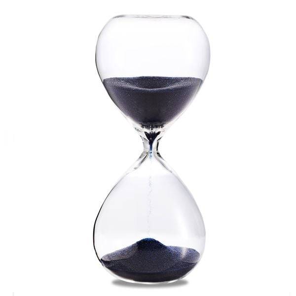 Sanduhr 'Time Out' 10 Minuten, dunkelblau
