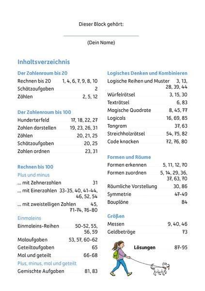 Mein Rätselblock Mathe 2. Klasse