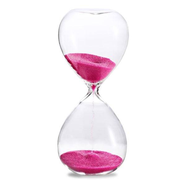 Sanduhr 'Time Out' 30 Minuten, pink