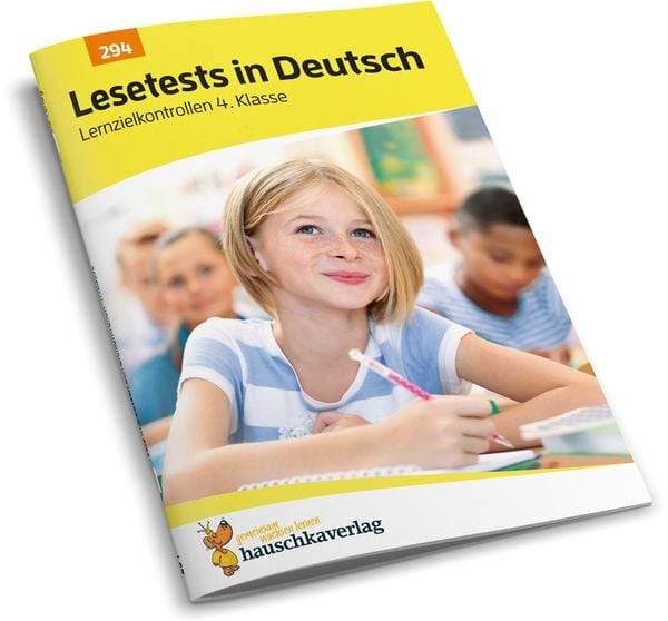 Übungsheft mit Lesetests in Deutsch 4. Klasse