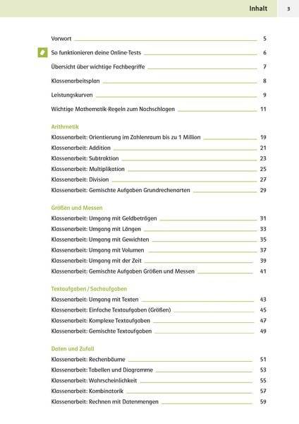 Klett Sicher ins Gymnasium: Klassenarbeitstrainer für den Übertritt Mathematik 4. Klasse