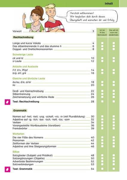 Sicher ins Gymnasium Deutsch 4. Klasse