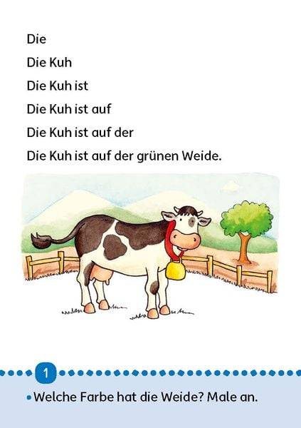 Lesen lernen 1. Klasse für Jungen und Mädchen - Tiergeschichten