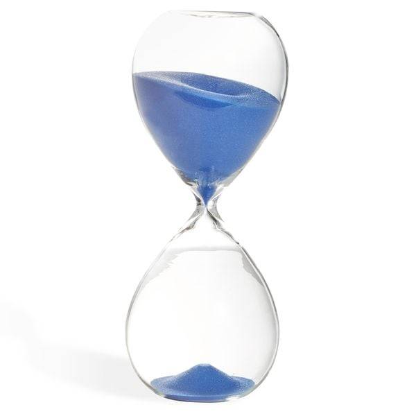 Sanduhr 'Time Out' 30 Minuten, blau