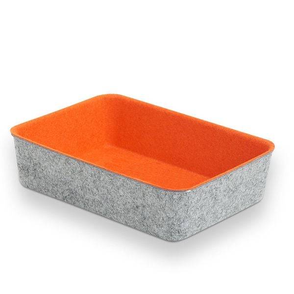 Filzablage VIZOU S, 18x13x4,5cm, orange