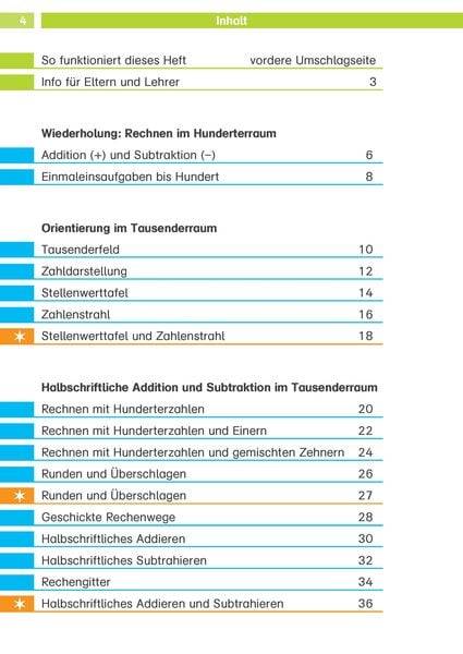 Die Mathe-Helden Rechnen bis 1000, 3. Klasse