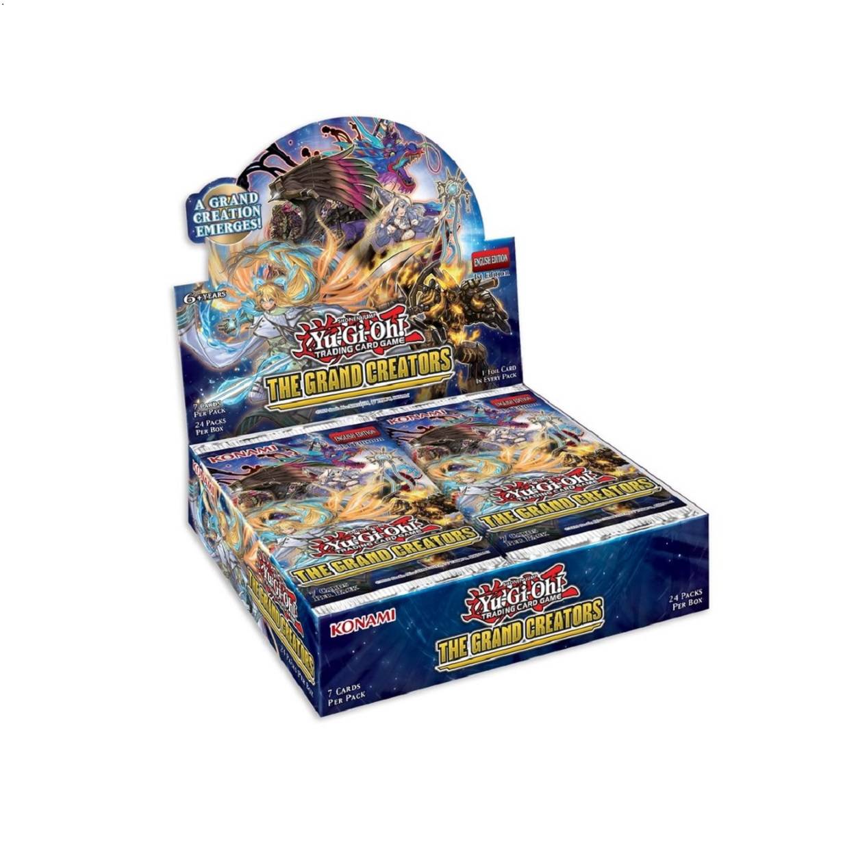 Yu-Gi-Oh! The Grand Creators 24 Booster Display 1st edition Englisch