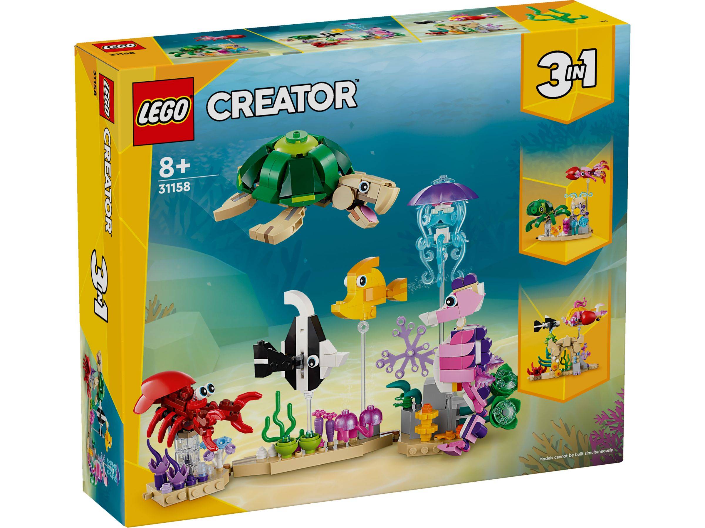 LEGO® Creator 3-in-1 31158 Meerestiere
