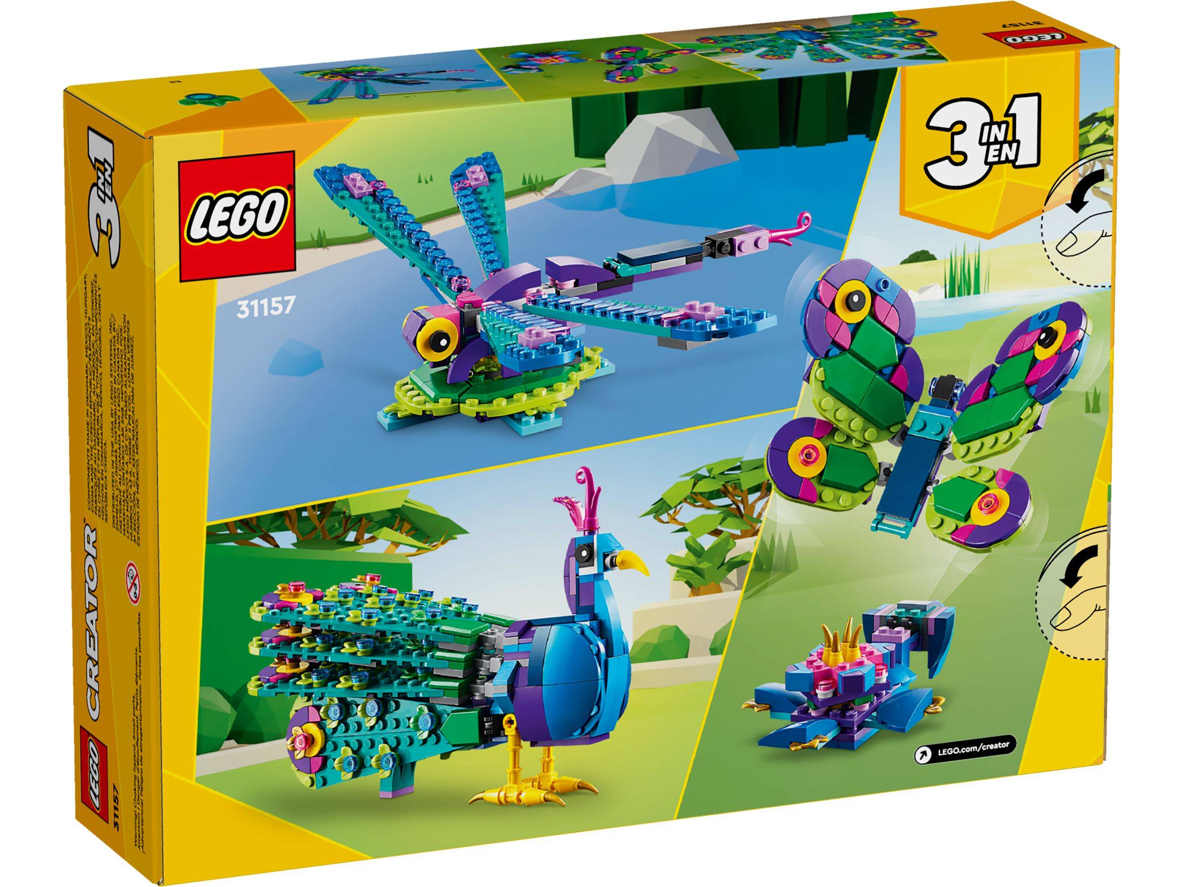 LEGO® Creator 3-in-1 31157 Exotischer Pfau