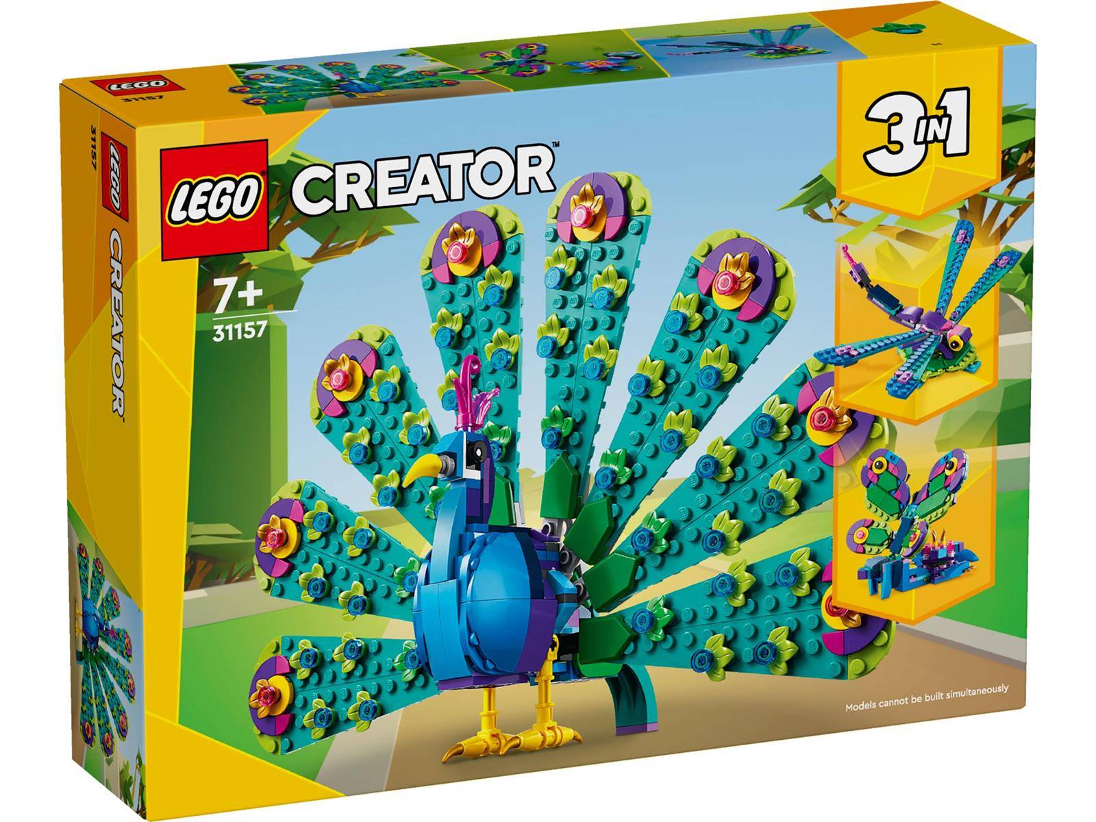 LEGO® Creator 3-in-1 31157 Exotischer Pfau
