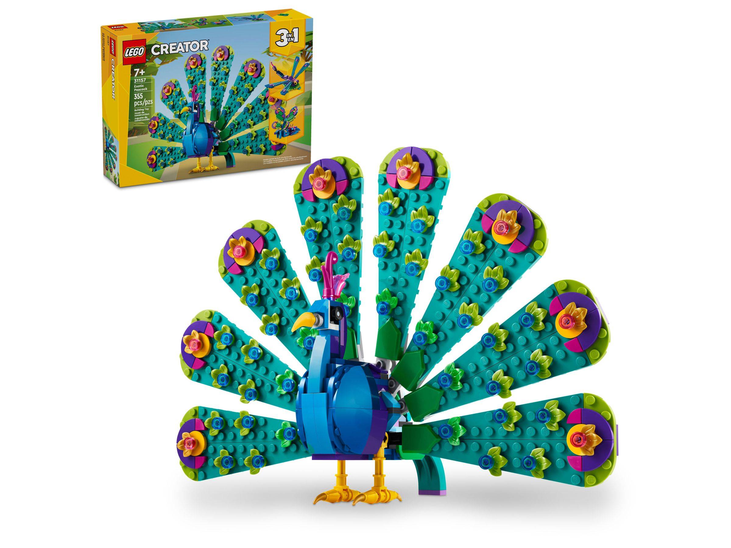 LEGO® Creator 3-in-1 31157 Exotischer Pfau