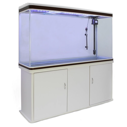 300L Aquarium Komplettset mit Unterschrank - Weiss 300L Aquarium Komplettset mit Unterschrank - Weiss
