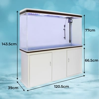 300L Aquarium Komplettset mit Unterschrank - Weiss 300L Aquarium Komplettset mit Unterschrank - Weiss