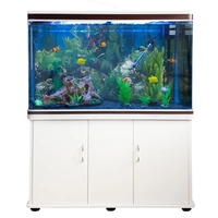300L Aquarium Komplettset mit Unterschrank & blauer Kies 300L Aquarium Komplettset mit Unterschrank & blauer Kies