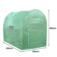 Polytunnel 19mm 3m x 2m mit Regale Polytunnel 19mm 3m x 2m mit Regale