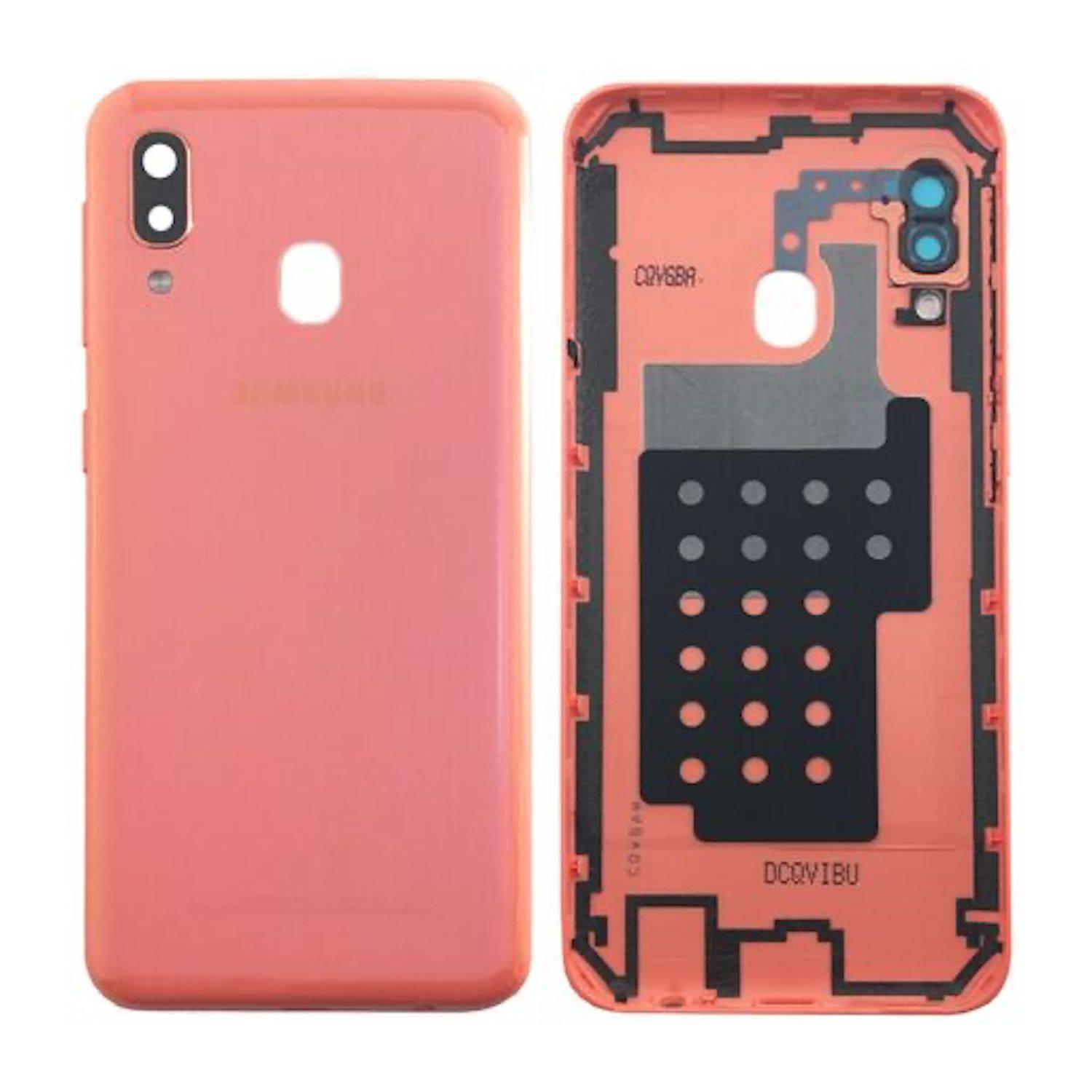 Samsung GH82-20125D Akkudeckel für Galaxy A20E A202F + Klebepad Coral