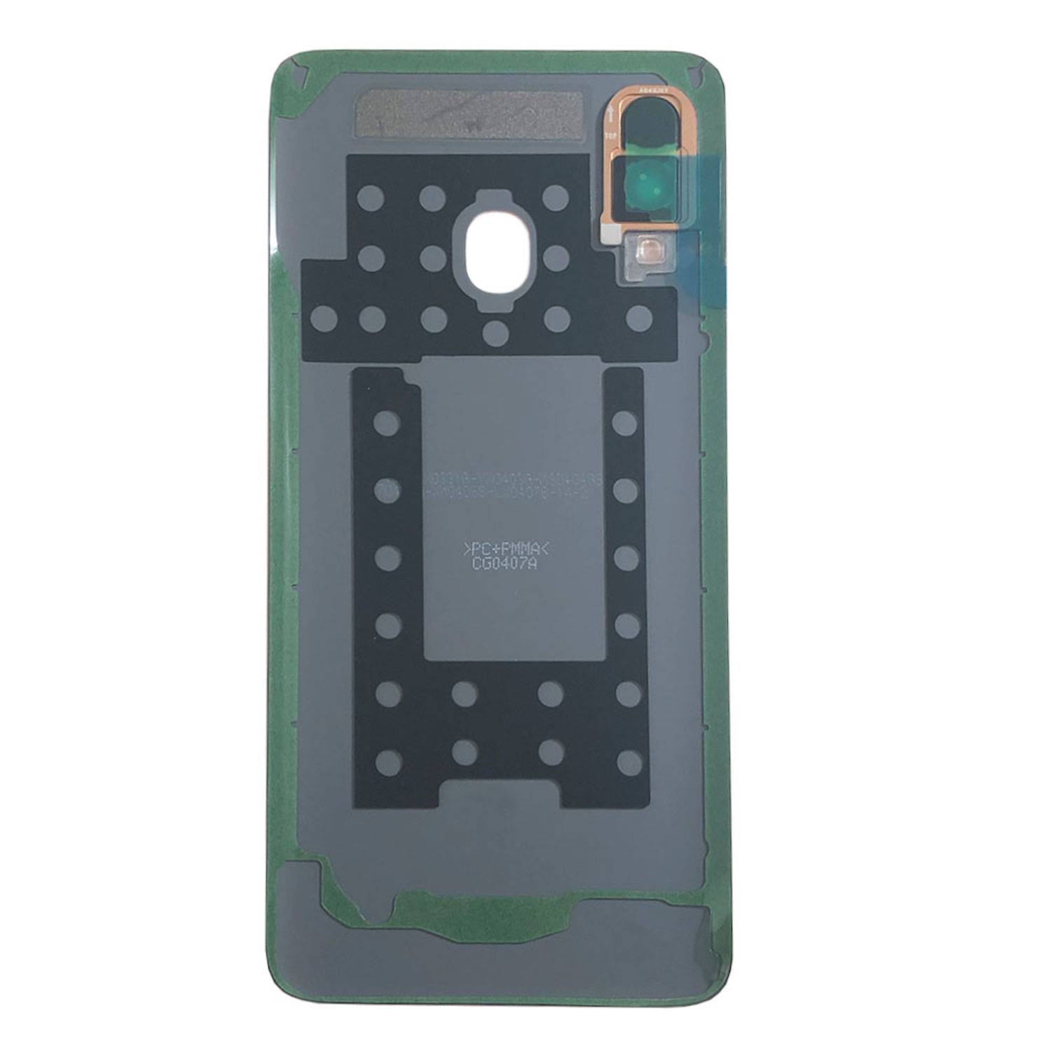 Samsung GH82-19406D Akkudeckel für Galaxy A40 A405F + Klebepad Orange