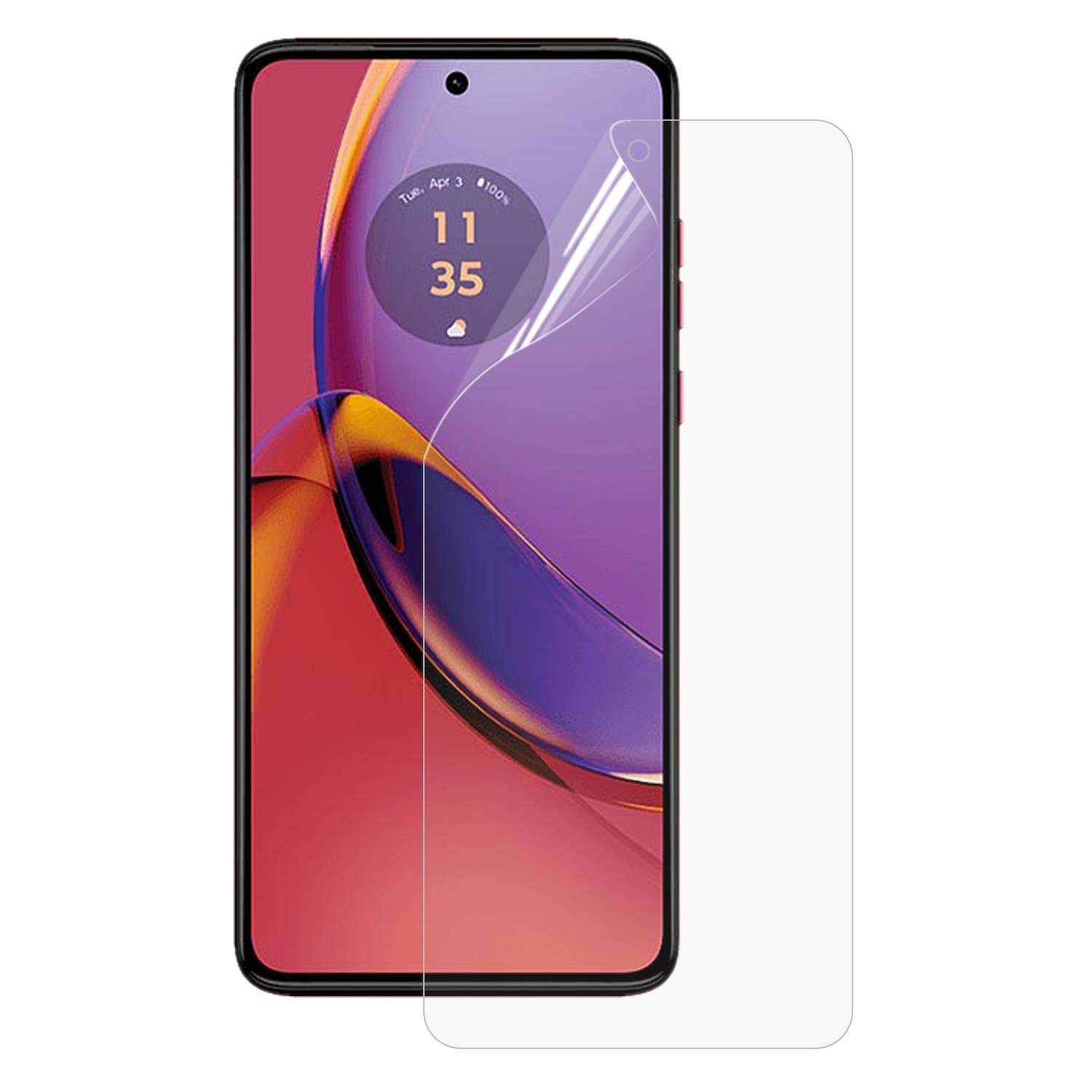 Für Motorola Moto G84 5G Full Screen Protector Hydrogel Schutz Folie