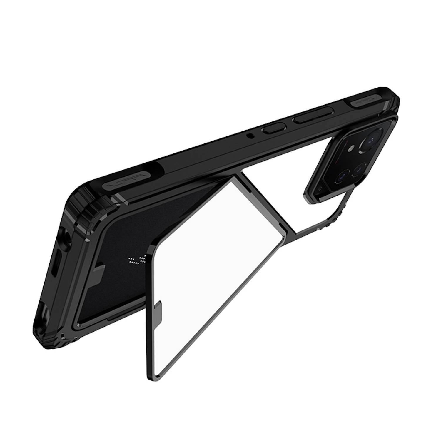 Für Asus ROG Phone 8 Pro Schock TPU / PC Hülle magnetischer Halter